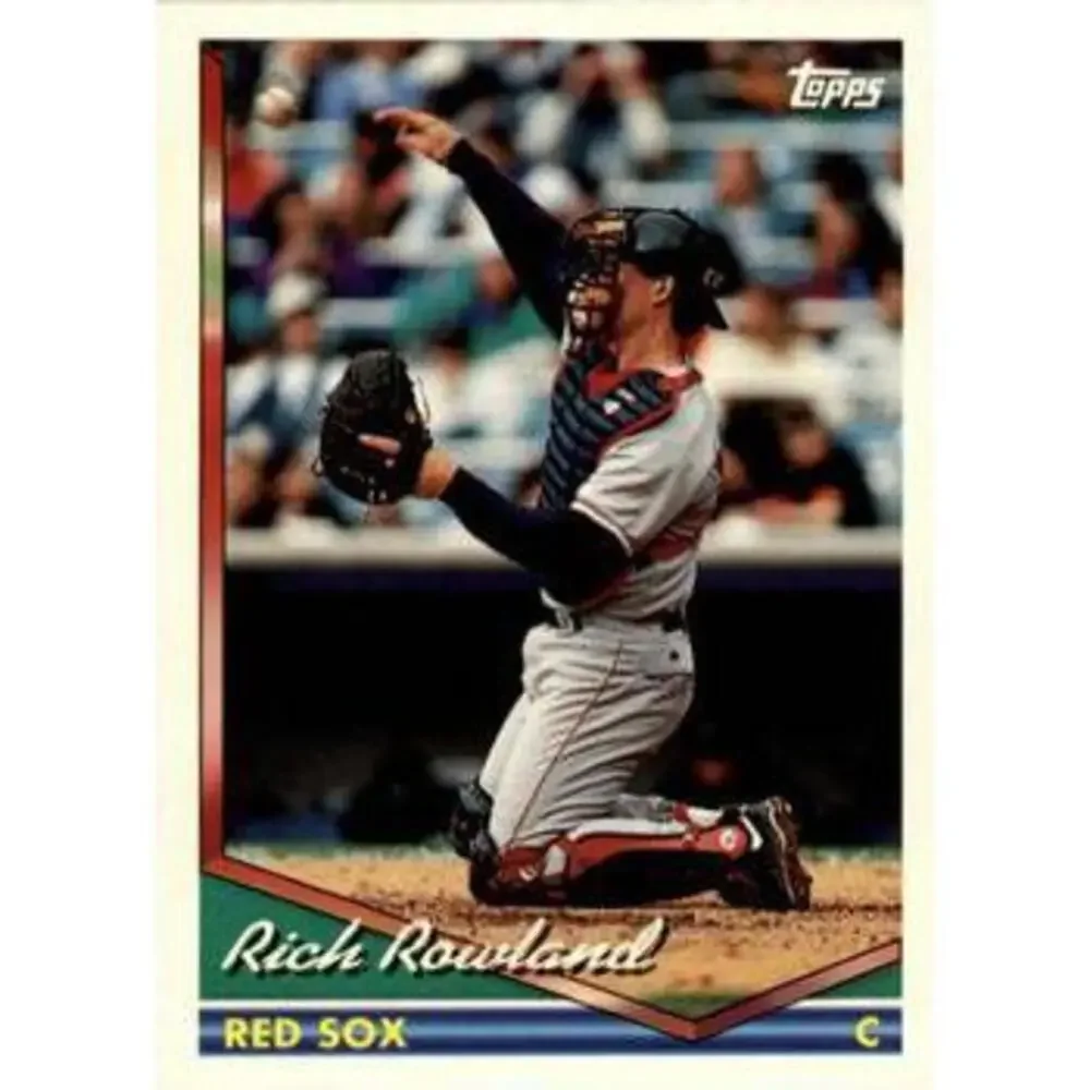 1994 Topps Traded Rich Rowland 122T Boston Red Sox